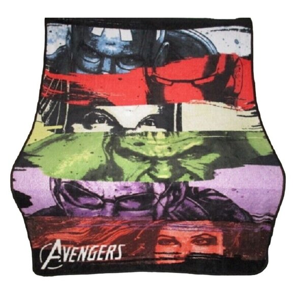 New Avengers Hulk Thor Plush Throw Gift Blanket Marvel Infinity War IronMan SOFT - Picture 1 of 3